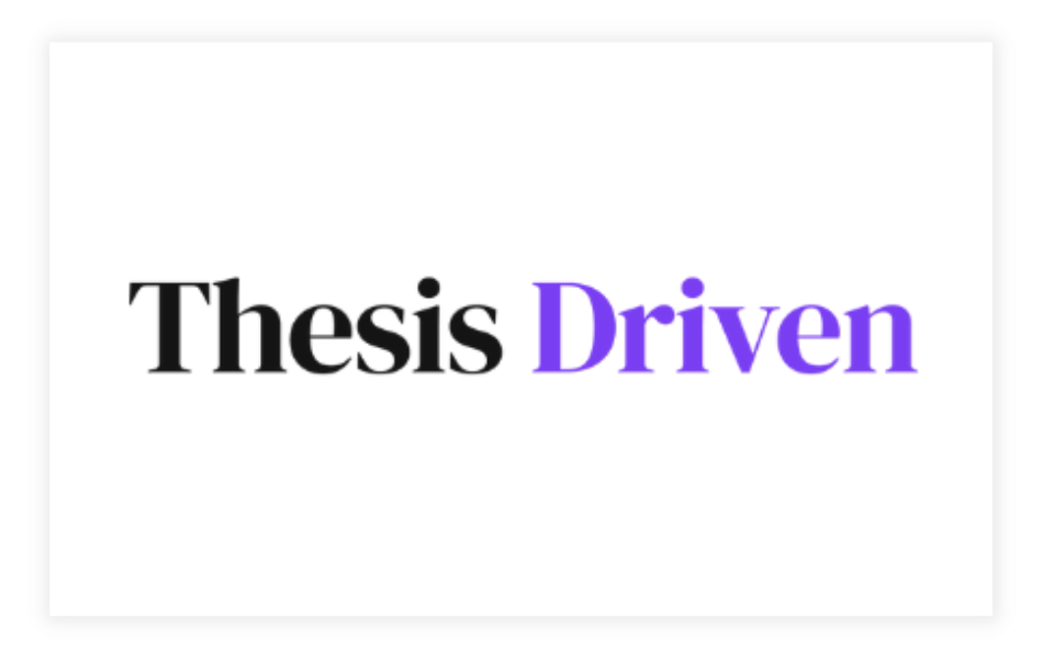 Thesis Driven